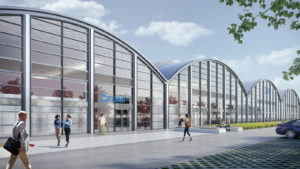 Copyright: gmp von Gerkan, Marg & Partner Artist's impression of the new ECMWF data centre proposed in Bologna, Italy.